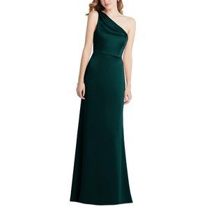 Dessy‎ Collection Womens Lovely One-Shoulder Dress Size 16